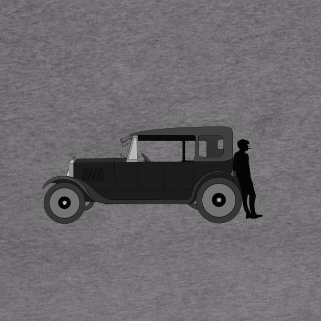 The Blinders - Old Fashioned Car (Smoking) by Cool Duck's Tees